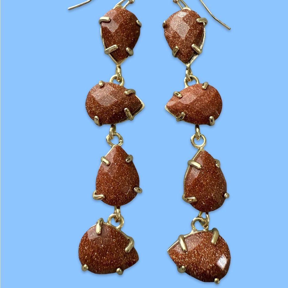 Kendra Scott Goldstone Drop Earrings